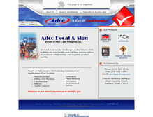 Tablet Screenshot of adcosign.com